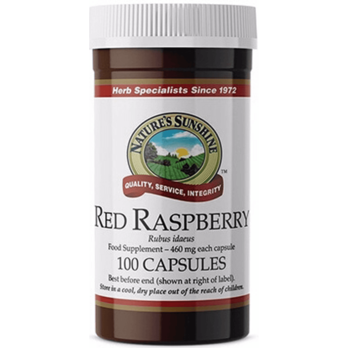 Nature's Sunshine Red Raspberry - 100 Cápsulas - Haz Tu Pedido
