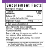 Bluebonnet Betaine HCI Plus Pepsin - Vegetable Capsules - Haz Tu Pedido
