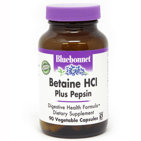 Bluebonnet Betaine HCI Plus Pepsin - Vegetable Capsules - Haz Tu Pedido