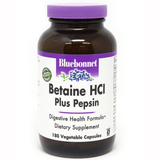 Bluebonnet Betaine HCI Plus Pepsin - Vegetable Capsules - Haz Tu Pedido