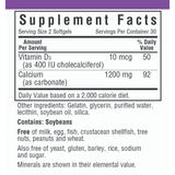 Bluebonnet Milk-Free Calcium 1200 mg Plus Vitamin D3 - Softgels - Haz Tu Pedido