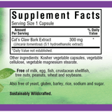 Bluebonnet Cat’s Claw Bark Extract - 60 Cápsulas De Origen Vegetal - Haz Tu Pedido