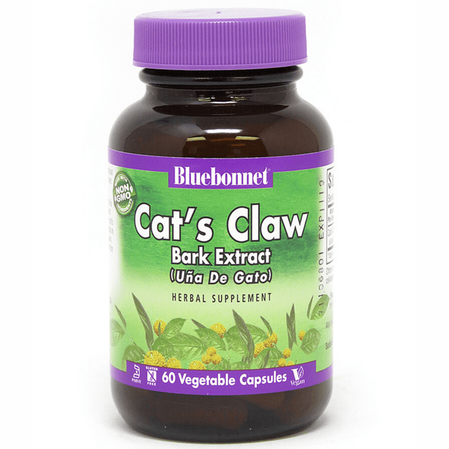 Bluebonnet Cat’s Claw Bark Extract - 60 Cápsulas De Origen Vegetal - Haz Tu Pedido