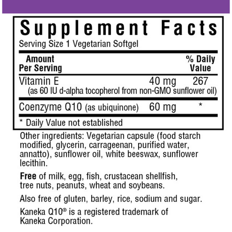 Bluebonnet CoQ10 - 60 mg - Haz Tu Pedido