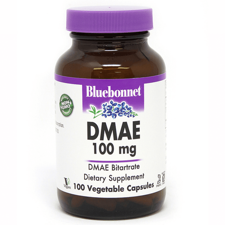 Bluebonnet DMAE - 100 mg - 100 Cápsulas De Origen Vegetal - Haz Tu Pedido