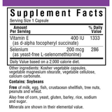 Bluebonnet Dry E-400 IU Plus Selenium - Vegetable Capsules - Haz Tu Pedido