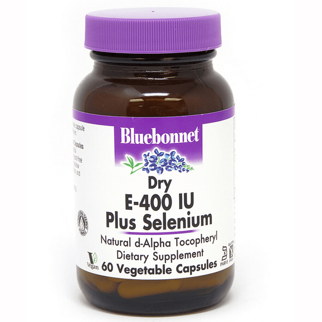 Bluebonnet Dry E-400 IU Plus Selenium - Vegetable Capsules - Haz Tu Pedido