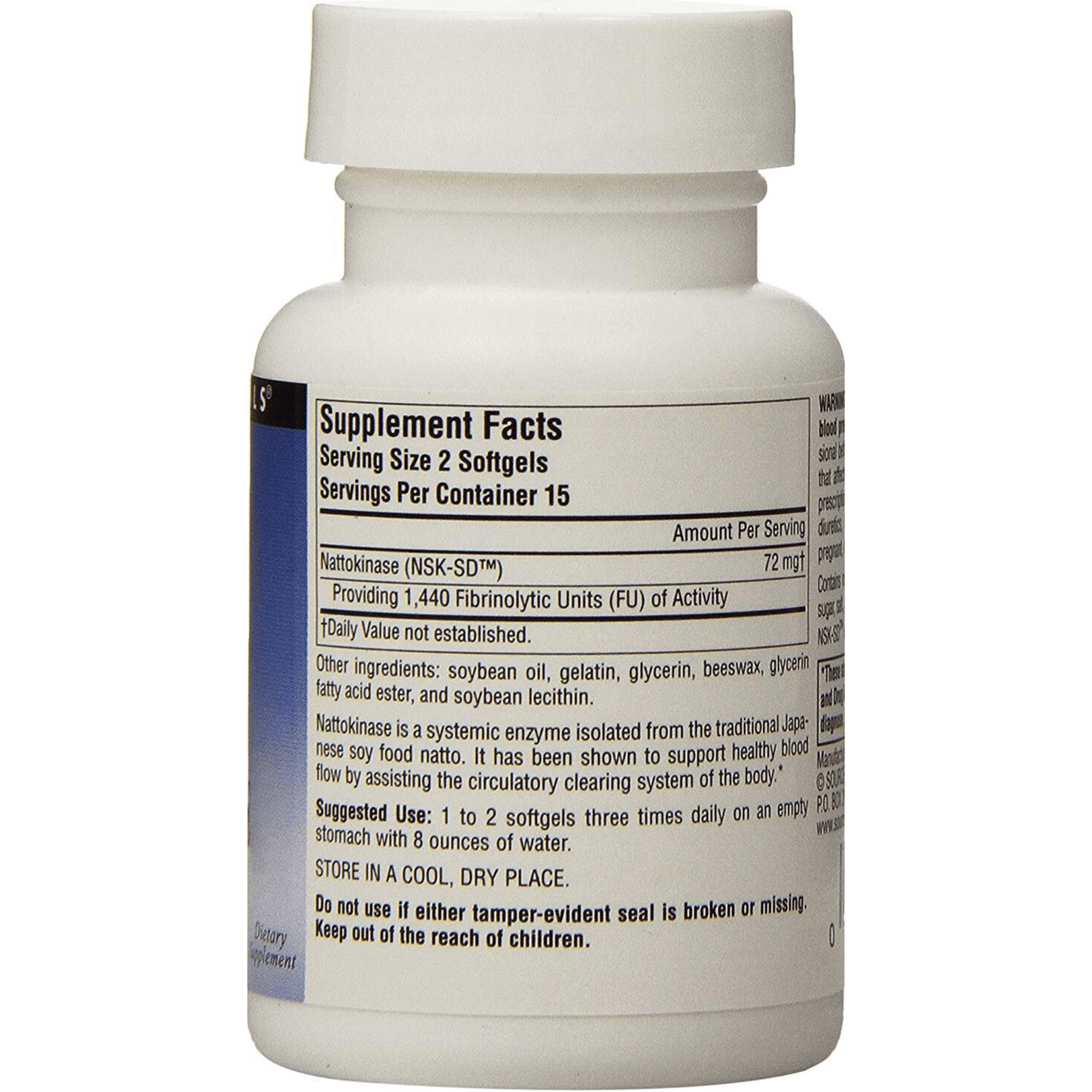 Source Naturals Nattokinase 36mg - Cápsulas Blandas - Haz Tu Pedido
