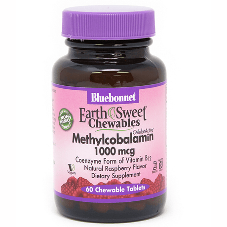 Bluebonnet EarthSweet Chewables Methylcobalamin - Vitamina B12 - 1000 mcg - Haz Tu Pedido