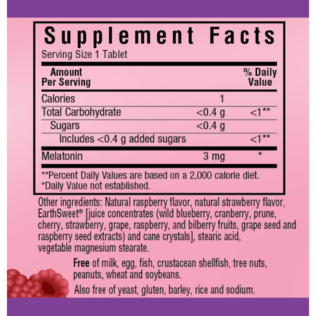 Bluebonnet EarthSweet Chewables Melatonin 3 mg - Chewable Tablets - Haz Tu Pedido