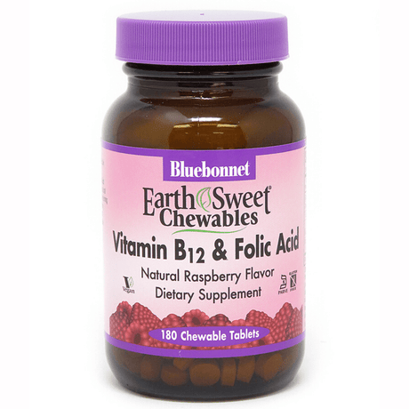 Bluebonnet EarthSweet Chewables Vitamin B12 & Folic Acid - Haz Tu Pedido