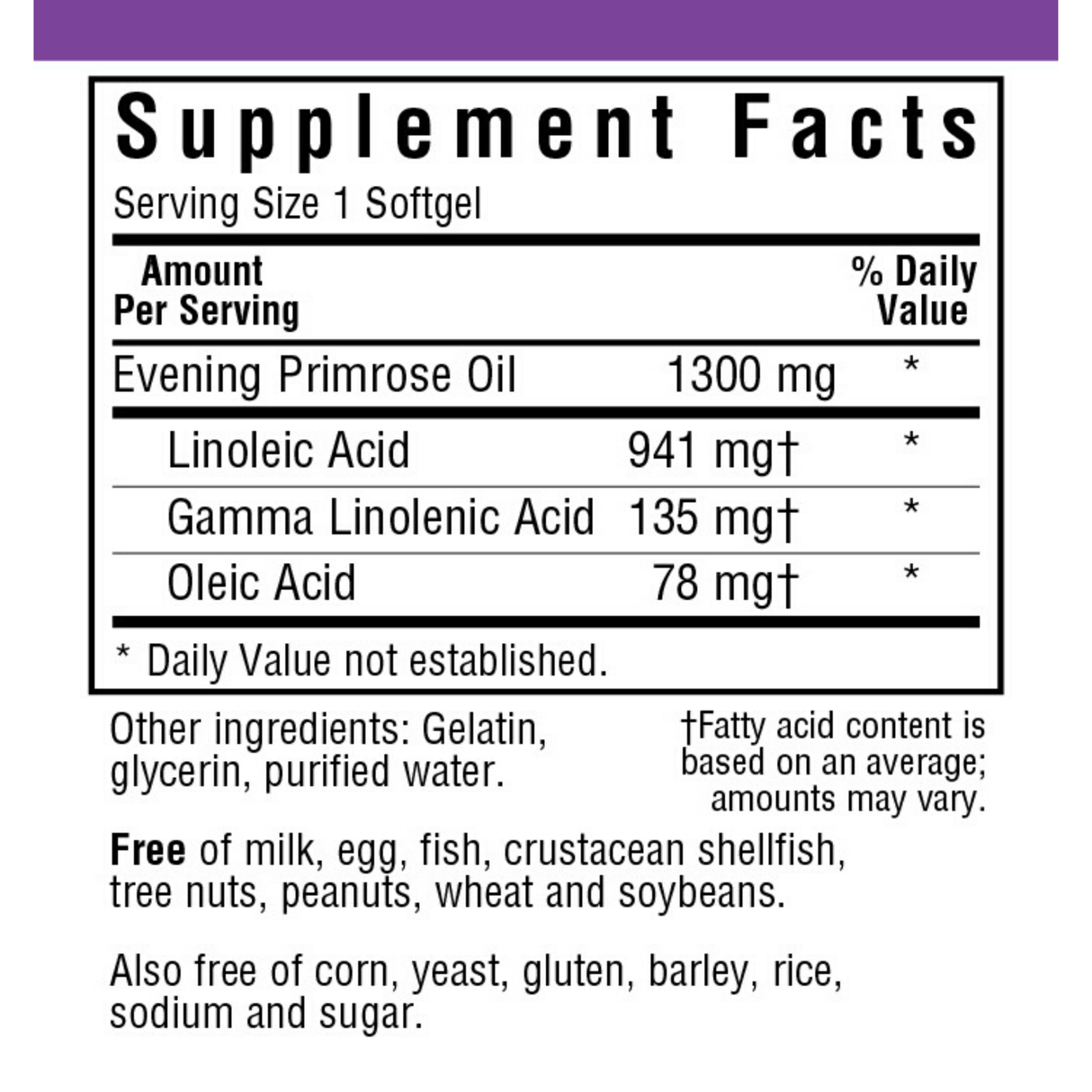 Bluebonnet Evening Primrose Oil - 1300 mg - Haz Tu Pedido