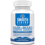 Smooth Viking Vitaminas Para La Barba - 60 Cápsulas De Origen Vegetales - Haz Tu Pedido