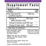 Bluebonnet Flax Seed Oil - 1000 mg - Softgels - Haz Tu Pedido