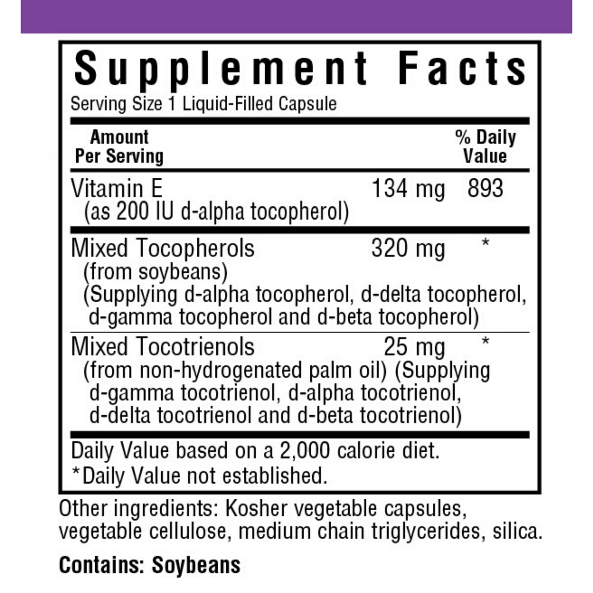 Bluebonnet Full Spectrum Vitamin E Complex - LiquiCaps - Haz Tu Pedido