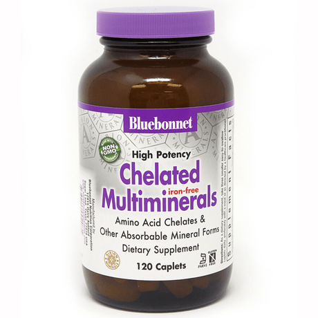 Bluebonnet Albion High Potency Chelated Multiminerals Iron Free - Haz Tu Pedido
