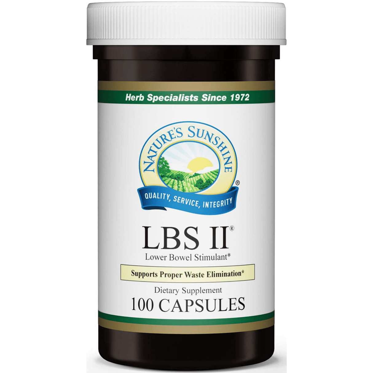 Nature's Sunshine LBS II Lower Bowel Stimulant - 100 Cápsulas - Haz Tu Pedido