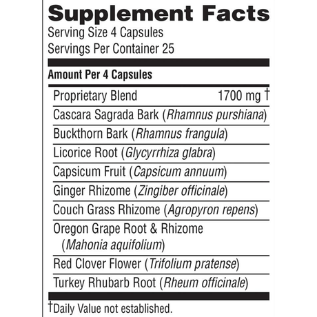 Nature's Sunshine LBS II Lower Bowel Stimulant - 100 Cápsulas - Haz Tu Pedido
