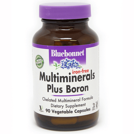 Bluebonnet Multiminerals Plus Boron Iron-Free - Vegetable Capsules - Haz Tu Pedido