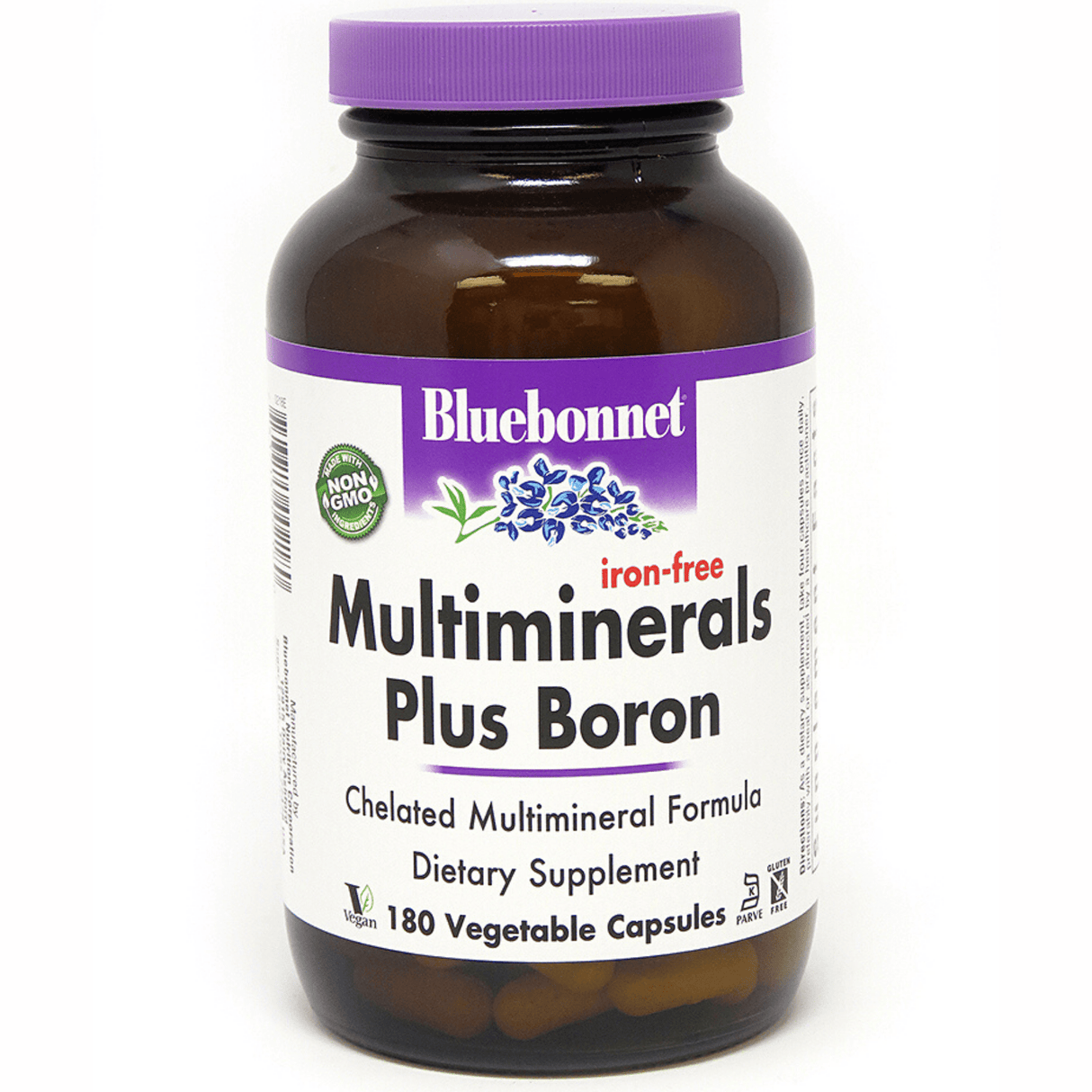 Bluebonnet Multiminerals Plus Boron Iron-Free - Vegetable Capsules - Haz Tu Pedido