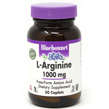Bluebonnet L-Arginine - 1000 mg - Caplets - Haz Tu Pedido