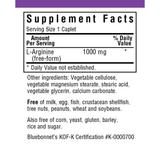 Bluebonnet L-Arginine - 1000 mg - Caplets - Haz Tu Pedido