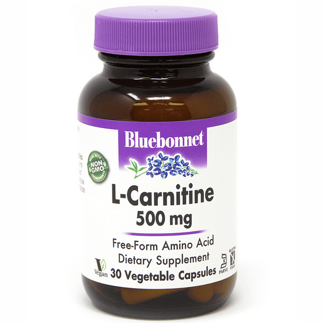 Bluebonnet L-Carnitine - 500 mg - Vegetable Capsules - Haz Tu Pedido