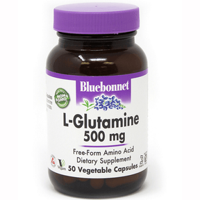 Bluebonnet L-Glutamine - 500 mg - Vegetable Capsules - Haz Tu Pedido