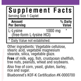 Bluebonnet L-Lysine - 1000 mg - Haz Tu Pedido