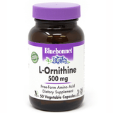 Bluebonnet L-Ornithine - 500 mg - Vegetable Capsules - Haz Tu Pedido