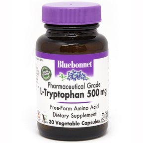 Bluebonnet L-Tryptophan - 500 mg - Vegetable Capsules - Haz Tu Pedido