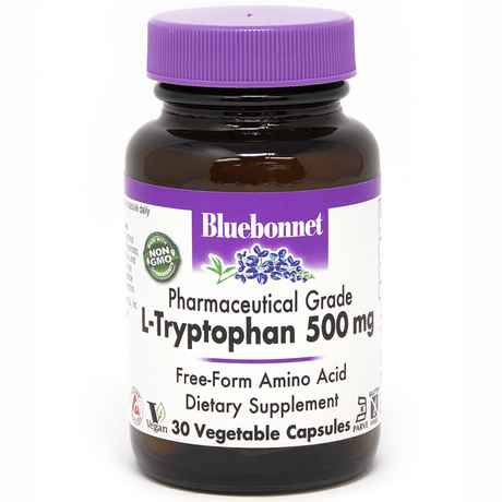 Bluebonnet L-Tryptophan - 500 mg - Vegetable Capsules - Haz Tu Pedido