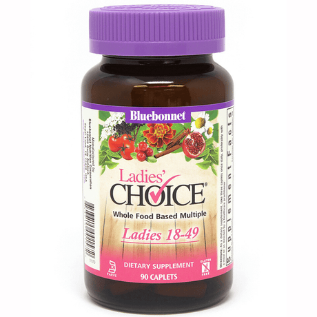 Bluebonnet Ladie's Choice Whole Food Based Multiple Ladies 18-49 - 90 Comprimidos - Haz Tu Pedido