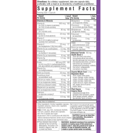 Bluebonnet Ladies ONE Whole-Food Based Multiple - Haz Tu Pedido