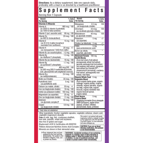 Bluebonnet Ladies ONE Whole-Food Based Multiple - Haz Tu Pedido