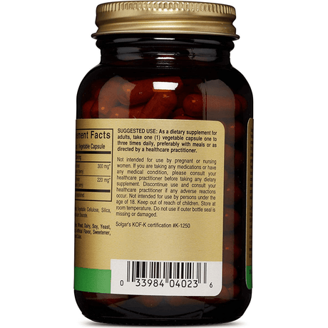 Solgar Saw Palmetto Berries - 100 Cápsulas De Origen Vegetal - Haz Tu Pedido
