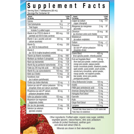 Bluebonnet Liquid Super Earth Multinutrient Formula - Fruta Tropical - 946 ml - Haz Tu Pedido