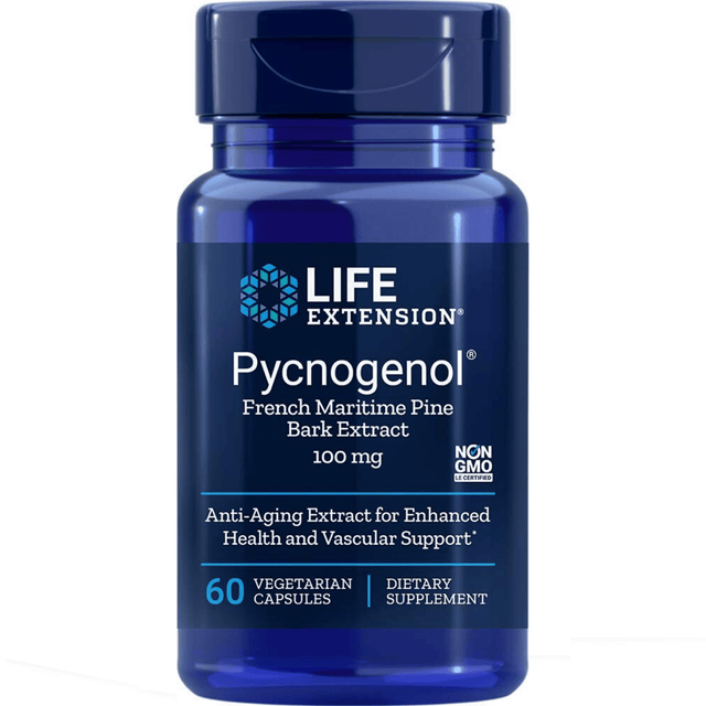 Life Extension Pycnogenol 100 mg - 60 Cápsulas Vegetarianas - Haz Tu Pedido