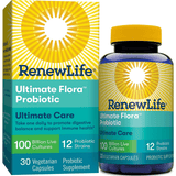 Renew Life Ultimate Flora Probiotic 100 Billion- 30 Cápsulas Vegetarianas - Haz Tu Pedido