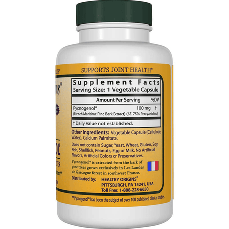 Healthy Origins Pycnogenol 100 mg - Haz Tu Pedido