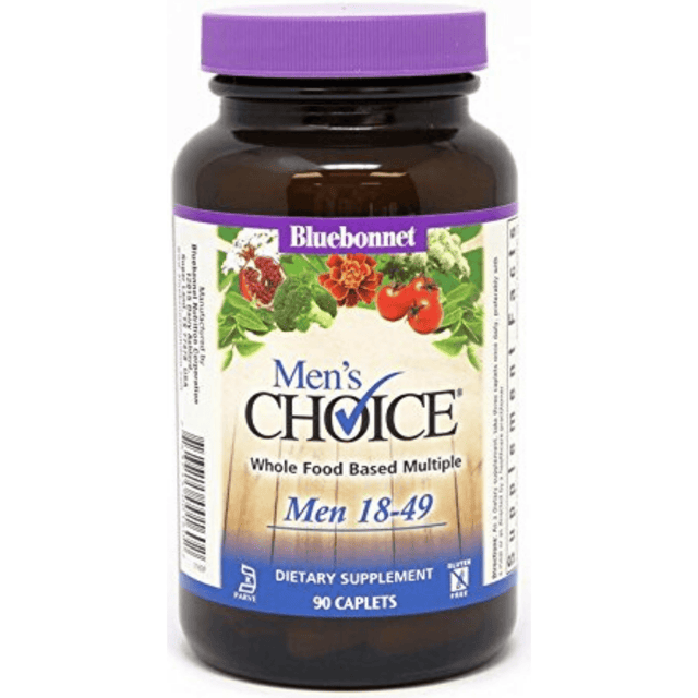 Bluebonnet Men's Choice Whole Food Based Multiple Men 18-49 - 90 Comprimidos - Haz Tu Pedido