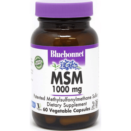 Bluebonnet Msm 1000 Mg - 60 Vegetable Capsules - Haz Tu Pedido