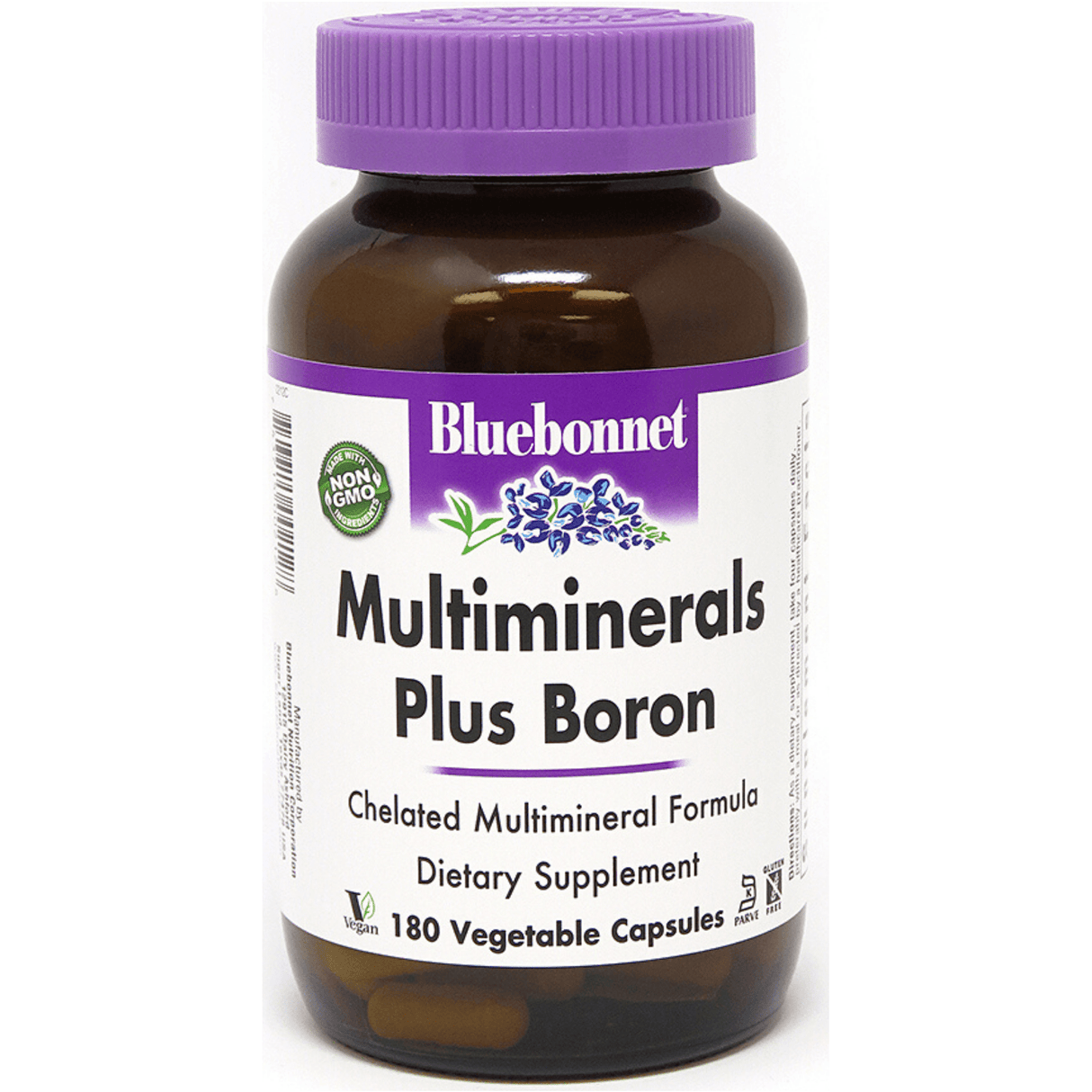 Bluebonnet Multiminerals Plus Boron - Vegetable Capsules - Haz Tu Pedido
