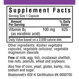 Bluebonnet Niacin 100 mg - 90 Capsulas De Origen Vegetal - Haz Tu Pedido