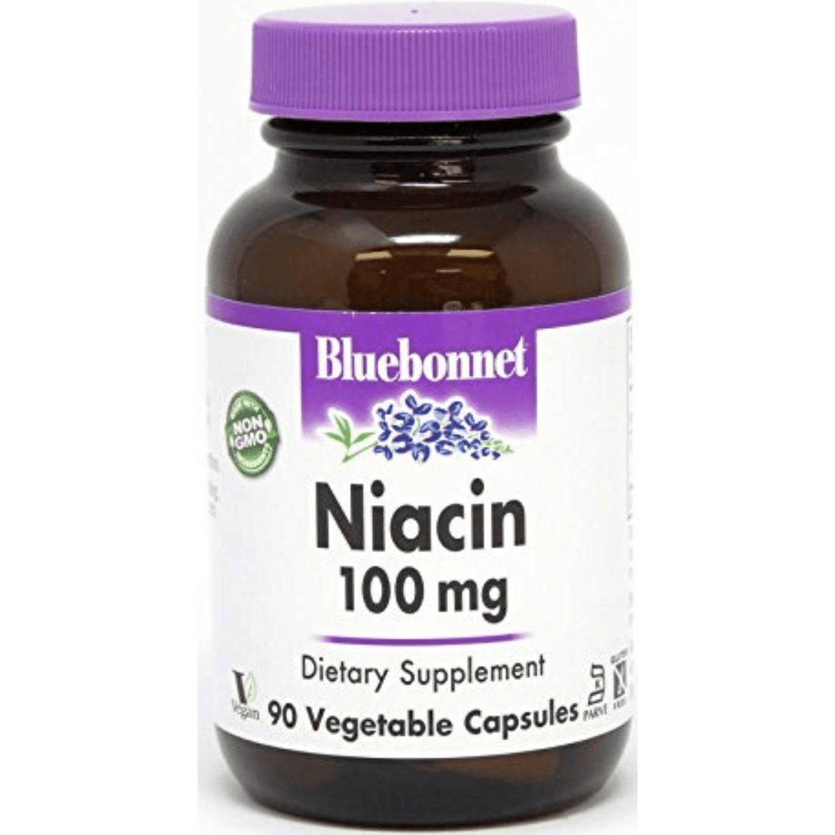 Bluebonnet Niacin 100 mg - 90 Capsulas De Origen Vegetal - Haz Tu Pedido