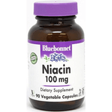 Bluebonnet Niacin 100 mg - 90 Capsulas De Origen Vegetal - Haz Tu Pedido