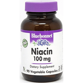 Bluebonnet Niacin 100 mg - 90 Capsulas De Origen Vegetal - Haz Tu Pedido