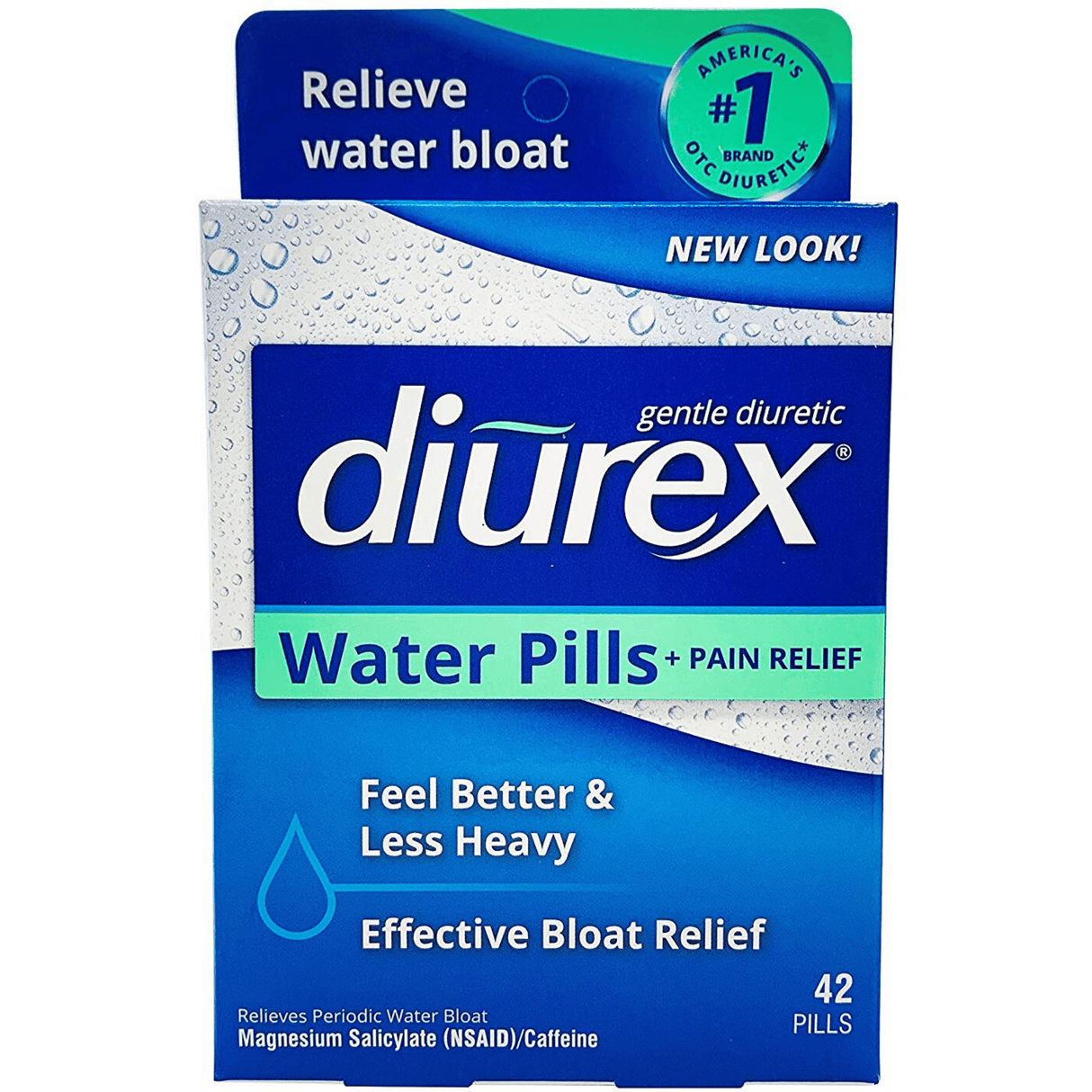 Diurex Water Pills with Pain Relief - 42 Píldoras - Haz Tu Pedido