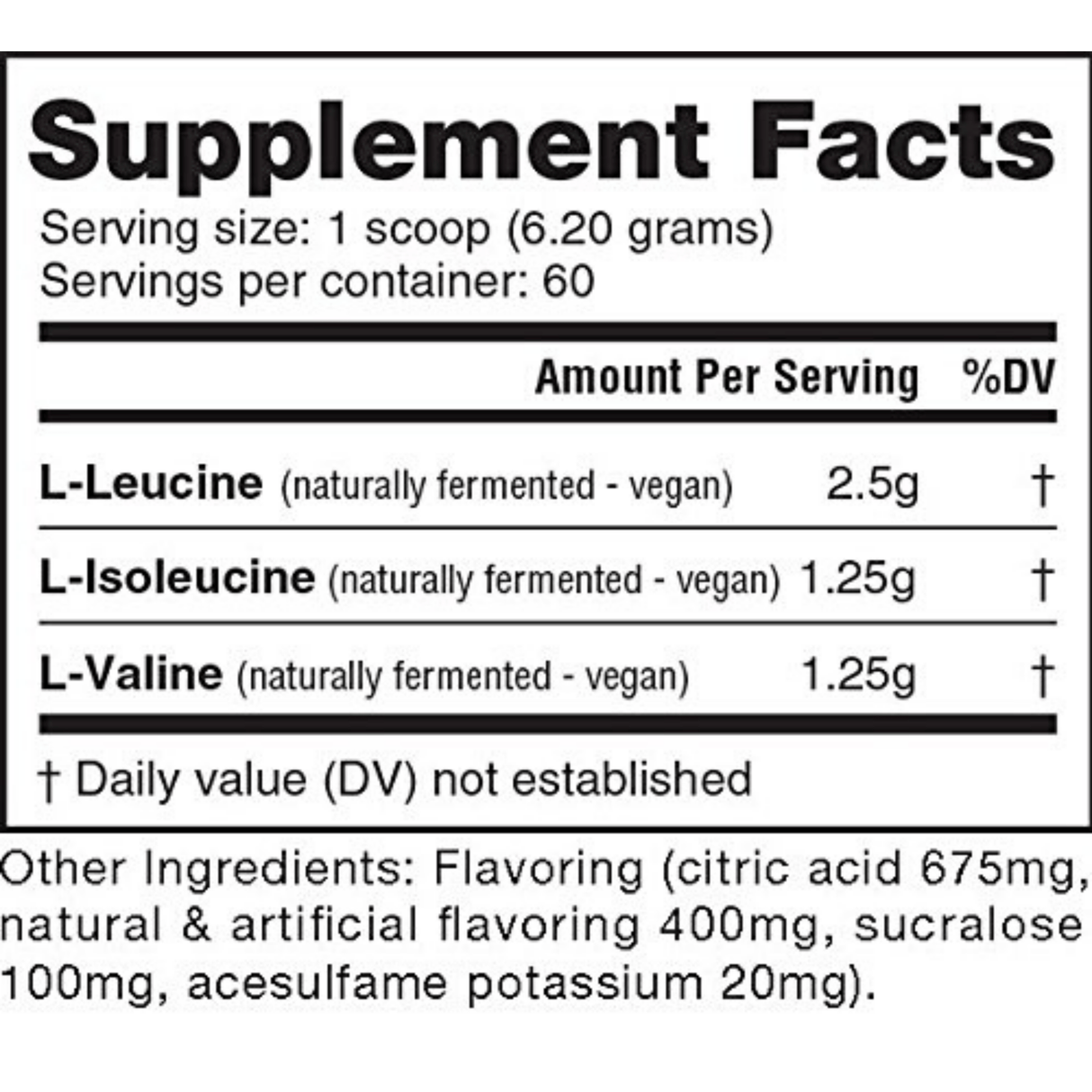 NutraBio BCAA 5000 - 60 Servicios - Haz Tu Pedido