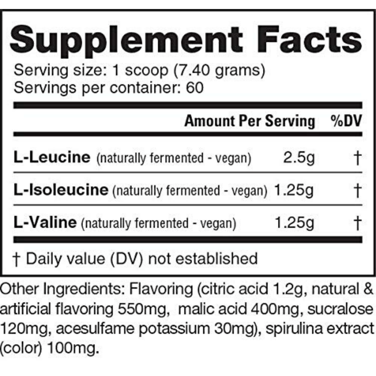 NutraBio BCAA 5000 - 60 Servicios - Haz Tu Pedido